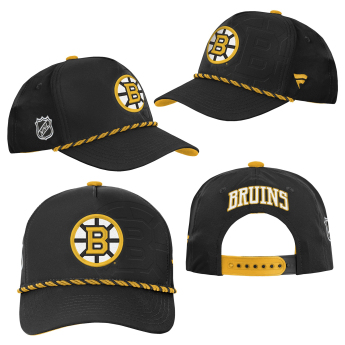 Boston Bruins dziecięca czapka baseballowa NHL Authentic Pro 2026 Podium Cap