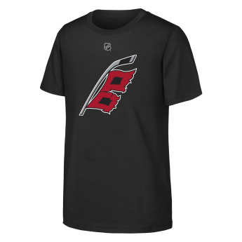 Carolina Hurricanes koszulka dziecięca Sebastian Aho #20 NHL Flat Name & Number Short Sleeve Cotton