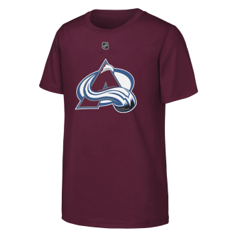 Colorado Avalanche koszulka dziecięca Cale Makar #8 NHL Flat Name & Number Short Sleeve Cotton
