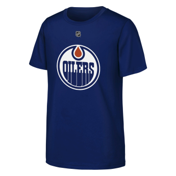 Edmonton Oilers koszulka dziecięca Leon Draisaitl #29 NHL Flat Name & Number Short Sleeve Cotton