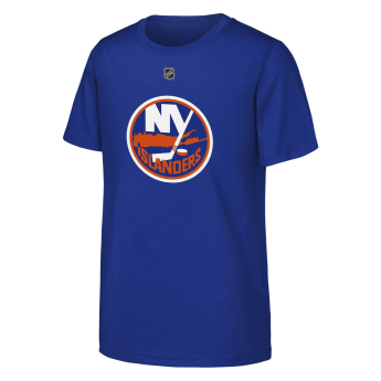 New York Islanders koszulka dziecięca Matthew Schaefer #48 NHL Flat Name & Number Short Sleeve Cotton
