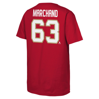 Florida Panthers koszulka dziecięca Brad Marchand #63 NHL Flat Name & Number Short Sleeve Cotton
