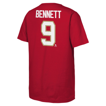 Florida Panthers koszulka dziecięca Sam Bennett #9 NHL Flat Name & Number Short Sleeve Cotton