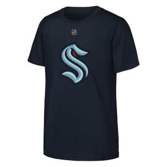 Seattle Kraken koszulka dziecięca Matty Beniers #10 NHL Flat Name & Number Short Sleeve Cotton