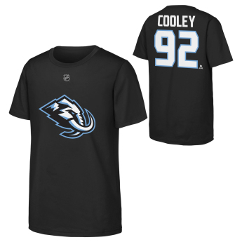 Utah Hockey Club koszulka dziecięca Logan Cooley #92 NHL Flat Name & Number Short Sleeve Cotton