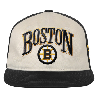 Boston Bruins dziecięca czapka baseballowa NHL Flatbrim Arch Deadstock Snapback