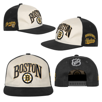 Boston Bruins dziecięca czapka baseballowa NHL Flatbrim Arch Deadstock Snapback