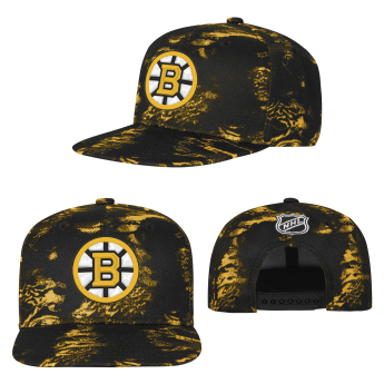 Boston Bruins dziecięca czapka baseballowa NHL Dynamics Flat Brim Snapback
