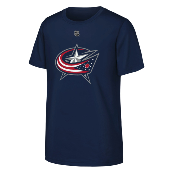 Columbus Blue Jackets koszulka dziecięca Adam Fantilli #19 NHL Flat Name & Number Short Sleeve Cotton