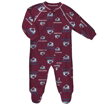 Colorado Avalanche ubranko dla dziecka NHL Raglan Zip Coverall