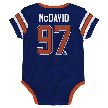 Edmonton Oilers body dziecięce Connor McDavid #97 NHL Hockey Pro Creeper – Name & Number