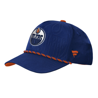 Edmonton Oilers dziecięca czapka baseballowa NHL Authentic Pro 2026 Podium Cap
