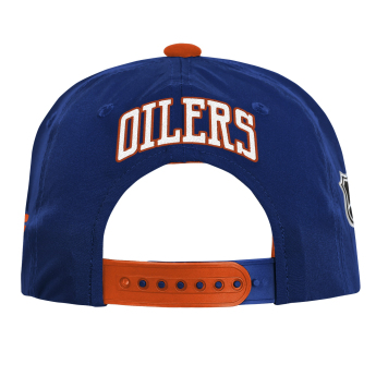 Edmonton Oilers dziecięca czapka baseballowa NHL Authentic Pro 2026 Podium Cap
