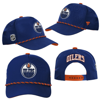 Edmonton Oilers dziecięca czapka baseballowa NHL Authentic Pro 2026 Podium Cap
