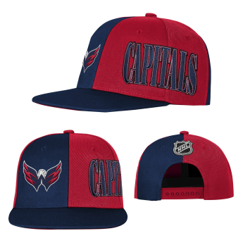 Washington Capitals dziecięca czapka baseballowa NHL Icebound Flatbrim Snapback