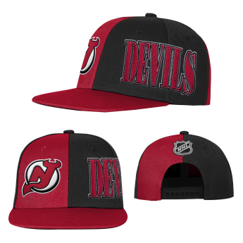 New Jersey Devils dziecięca czapka baseballowa NHL Icebound Flatbrim Snapback