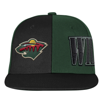 Minnesota Wild dziecięca czapka baseballowa NHL Icebound Flatbrim Snapback