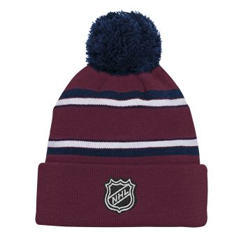 Colorado Avalanche czapka zimowa dziecięca NHL 3rd Jersey Jacquard Cuff Pom