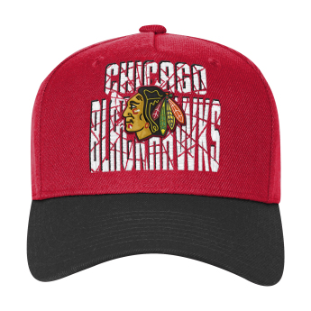 Chicago Blackhawks dziecięca czapka baseballowa NHL Icebound Pro Crown