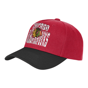 Chicago Blackhawks dziecięca czapka baseballowa NHL Icebound Pro Crown