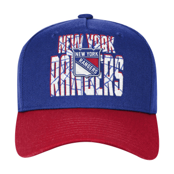 New York Rangers dziecięca czapka baseballowa NHL Icebound Pro Crown