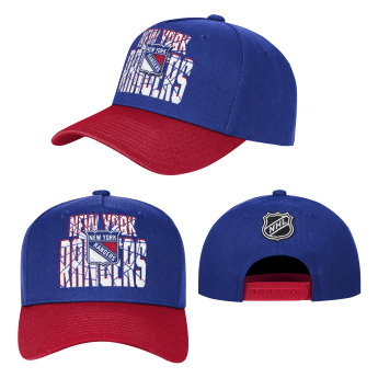 New York Rangers dziecięca czapka baseballowa NHL Icebound Pro Crown