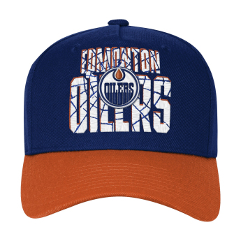 Edmonton Oilers dziecięca czapka baseballowa NHL Icebound Pro Crown