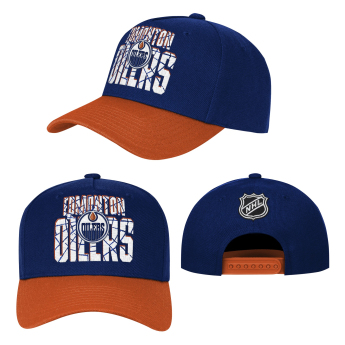Edmonton Oilers dziecięca czapka baseballowa NHL Icebound Pro Crown