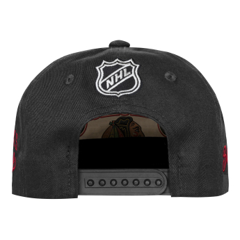 Chicago Blackhawks dziecięca czapka baseballowa NHL Flatbrim Arch Deadstock Snapback