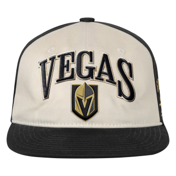 Vegas Golden Knights dziecięca czapka baseballowa NHL Flatbrim Arch Deadstock Snapback