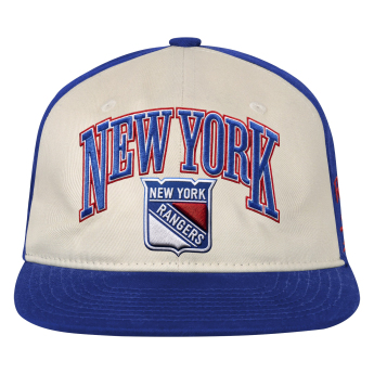 New York Rangers dziecięca czapka baseballowa NHL Flatbrim Arch Deadstock Snapback