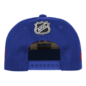 New York Rangers dziecięca czapka baseballowa NHL Flatbrim Arch Deadstock Snapback