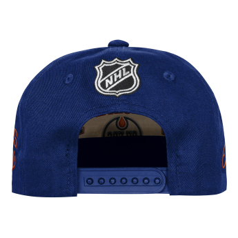 Edmonton Oilers dziecięca czapka baseballowa NHL Flatbrim Arch Deadstock Snapback