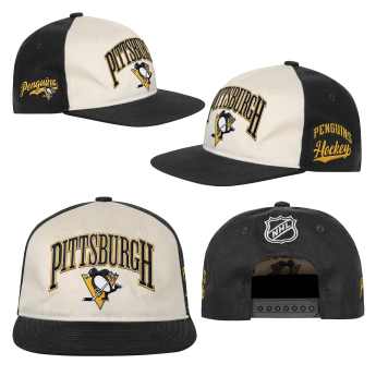 Pittsburgh Penguins dziecięca czapka baseballowa NHL Flatbrim Arch Deadstock Snapback