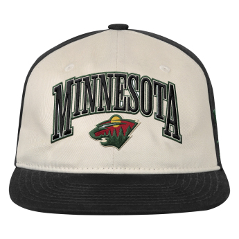 Minnesota Wild dziecięca czapka baseballowa NHL Flatbrim Arch Deadstock Snapback