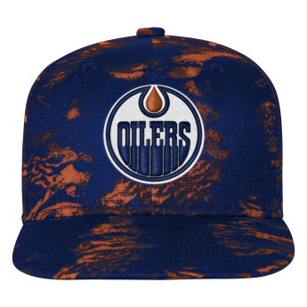 Edmonton Oilers dziecięca czapka baseballowa NHL Dynamics Flat Brim Snapback