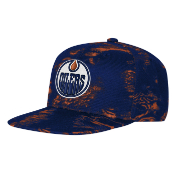 Edmonton Oilers dziecięca czapka baseballowa NHL Dynamics Flat Brim Snapback