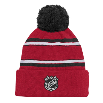 Chicago Blackhawks czapka zimowa dziecięca NHL 3rd Jersey Jacquard Cuff Pom