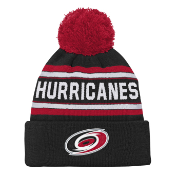 Carolina Hurricanes czapka zimowa dziecięca NHL 3rd Jersey Jacquard Cuff Pom
