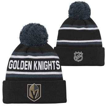 Vegas Golden Knights czapka zimowa dziecięca NHL 3rd Jersey Jacquard Cuff Pom