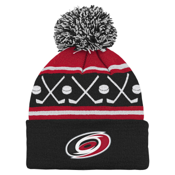 Carolina Hurricanes czapka zimowa dziecięca NHL Face-Off Cuff Pom