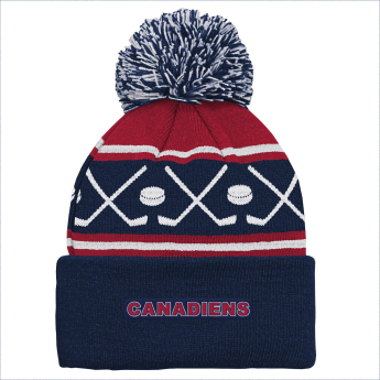 Montreal Canadiens czapka zimowa dziecięca NHL Face-Off Cuff Pom
