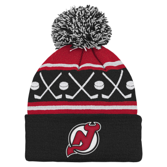 New Jersey Devils czapka zimowa dziecięca NHL Face-Off Cuff Pom