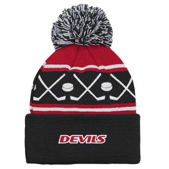 New Jersey Devils czapka zimowa dziecięca NHL Face-Off Cuff Pom