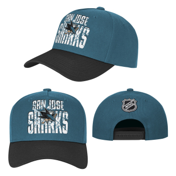 San Jose Sharks dziecięca czapka baseballowa NHL Icebound Pro Crown