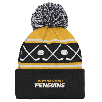 Pittsburgh Penguins czapka zimowa dziecięca NHL Face-Off Cuff Pom