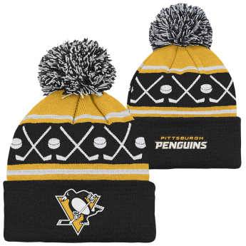 Pittsburgh Penguins czapka zimowa dziecięca NHL Face-Off Cuff Pom