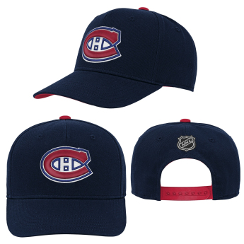Montreal Canadiens dziecięca czapka baseballowa NHL Precurved Snap