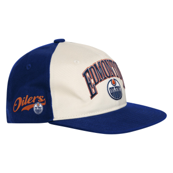 Edmonton Oilers dziecięca czapka baseballowa NHL Flatbrim Arch Deadstock Snapback
