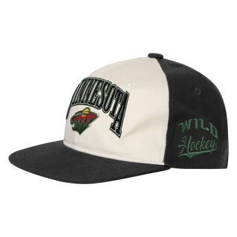 Minnesota Wild dziecięca czapka baseballowa NHL Flatbrim Arch Deadstock Snapback